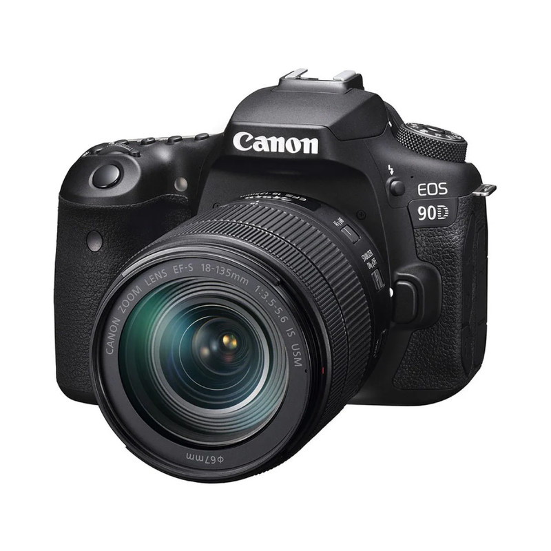 Canon EOS 90D DSLR Digital Camera w/ 18-135mm Lens - كاميرا
